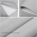 Homease Solid Light Gray Wallpaper 24 x 196 inch Thick Matte Light Gray Contact Paper Decorative Peel and Stick Wallpaper for Shelf Liner Cabinet Table Door Waterproof Vinyl Self Adhesive PVC Film
