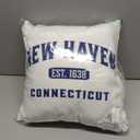 Vintage Athletic CT Souvenir Visit New Haven Connecticut Throw Pillow