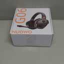 NUBWO Wireless Gaming Headset with Mic for Ps5 Ps4 PC, Zero Interference, 100-Hour Battery All-Day Play, 23ms Sync for Fortnite & Call of Duty/FPS Gamers, Triple Mode All Devices Compatible - Orange