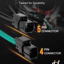 25025059 25024785 Oxygen Sensor Upstream Downstream Compatible with Honda Accord Crosstour Odyssey Pilot Ridgeline 3.5L V6, O2 Sensor Fits for Acura TL MDX RL TSX 3.5L/3.7L V6, 4Pcs