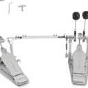 RANMING Double Bass Pedal Bass Drum Pedal with Two-Sided Beater Head Kick Bass Drum Pedal Non-Slip Footplate Kick pedal for Beginner and Drummers