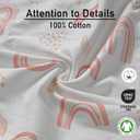 GLLQUEN BABY Swaddles for Newborn - 3 Pack Swaddle 0-3 Months, for Newborn Baby Boys and Girls, Soft Swaddle Blanket Wrap, Easy Change, Rainbow & Wave