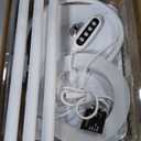 GLOWRIUM Grow Lights for Indoor Plants, Full Spectrum LED Grow Light Floor Lamp with Stand Adjustable Height and Angle, Black Plant Light with 3/9/12H Grow Light Timer (White, 20W)