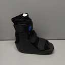 Inflatable Walking Boot, Air Cam Walker Fracture Boot Orthopaedic boot for Sprained Ankle, Short Air Walker Brace for Broken Foot Achilles Tendon Injury Black (Medium)