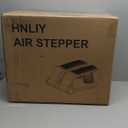 Air Stepper Exercise Machine with Resistance Bands, Stair Stepper with LCD Monitor, Adjustable Resistance Cardio Trainer for Home Workout, Compact Fitness Equipment, 300 lbs Weight Capacity (Blue/Black)