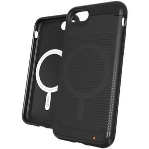 Gear4 ZAGG Havana Snap Case for iPhone SE2022  MagSafe Compatible  Advanced Impact Protection, Integrated D3O Technology,  Reinforced Top, Bottom, Corners, Black