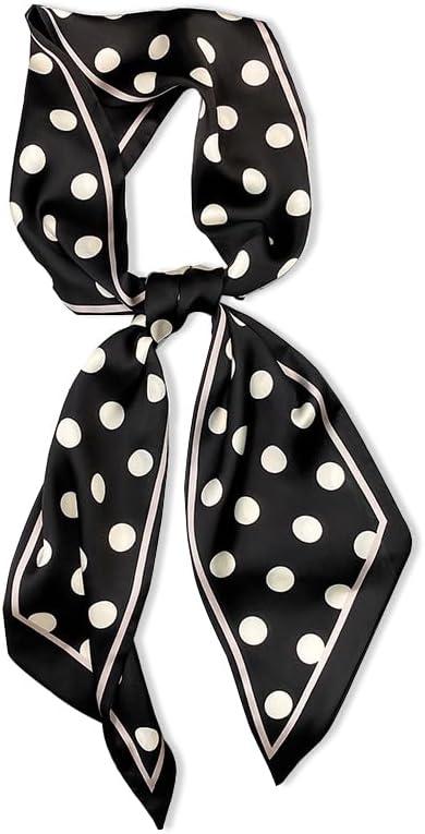 3 x fashion satin scarf for hair - 59 * 5.9 beach head wraps neck scarves for women - lightweight handbag accessories