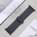 4 x Maledan Stretchy Solo Loop Compatible with Apple Watch Band Women Men 40mm 44mm 45mm 41mm 38mm 46mm 49mm 42mm, Soft Nylon Elastic Braided Strap for iWatch Series 11 10 9 8 7 6 5 4 3 2 1 SE Ultra (Gray)