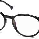 Prospek Blue Light Glasses for Kids (+1.0 Magnification), High Optical Quality Clear Lenses, SHARP. Computer Blue Light Blocking Glasses for Children 5-12y.o (Black)