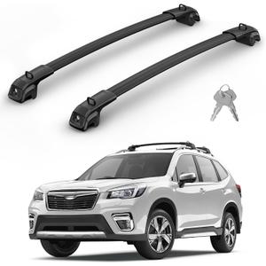 330Lbs Roof Rack Cross Bars Compatible with Subaru Forester 2014-2026 (Not for Wilderness), Heavy Duty Aluminum Roof Rails Top-Mount Crossbars Rooftop Luggage Racks Cargo Carrier