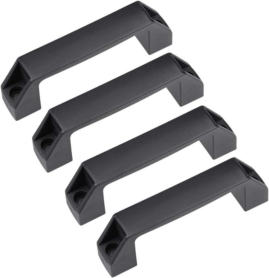uxcell Plastic Pull Handles 115mm Hole Centers for Luggage Mechanical Equipment 4Pcs