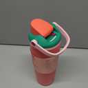 Owala FreeSip Sway Insulated Stainless Steel Water Bottle with Two-Way Spout, Built-In Straw and Bucket Handle, Made for Travel, School, and Sports, 30oz, BPA Free, Leak Proof, Strawberry Fields