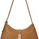 APHISON Shoulder Bag for Women Trendy, Vegan Leather Hobo Purses and Handbags with Adjustable Strap Brown