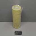 4" x12" Outdoor Flameless Candles Waterproof, Large Battery Operated Candles with Remote, Plastic Flickering Fake Pillar Candles for Garden Patio Porch Home Party, White 1Pack