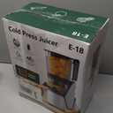 Juicer Machines, 3-in-1 Cold Press Juicer with 6.5" Extra Large Chute, 100oz Large Capacity, AC Motor, Makes Juice, Nut Milk & Sorbet, Bright White