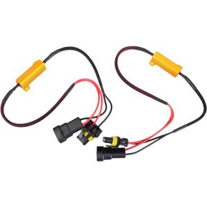Dromedary 9005 HB3 LED Bulbs Headlight DRL No Error Load Resistor No Flickering Decoder 2PCS