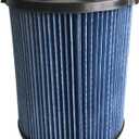 Replacement 9-38751 Cartridge vacuum filter fits for Craftsman 9-38751 CRAFTSMAN CMXZVBE38751 Fine Dust Wet/Dry Vac Filter for 5 to 20 Gallon Shop Vacuums38751 blue (1pack)