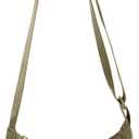 Nylon Crescent Crossbody Bag for Women Purses Trendy Men,Small Travel Sling Bag Hobo (Khaki), S