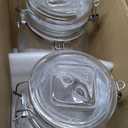 Eleganttime 1 Gallon Glass Drink Dispensers for Parties,2 Pack Beverage Dispenser With Spigot,Laundry Detergent Dispenser Punch Bowls Juice Water Dispenser for Parties