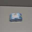 LaRibbons Christmas Wired Ribbon 2.5 inch Double Faced Blue Snowflakes and Striped Christmas Ribbon for Tree Garland, Wreath Bow, Xmas Crafts Decorations, 2 Rolls 10 Yards Total