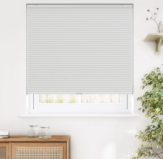 LazBlinds Cordless Cellular Shades, 28'' W x 36'' H, White | Blackout Fabric Protects Privacy, With Thermal Insulation & Noise Reduction, Safe Cordless Design for Kids and Pets