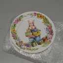 8 Pcs Easter Salad Plates Bunny Dishes 8" 10" Melamine Easter Dinnerware Sets Assorted Designs Ceramic-like Spring Rabbit Plates for Dinner Salad Dessert Birthday Party Supplies(8 Inch)