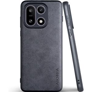 AIORIA for Oneplus 15 Case Premium PU Leather Cover Retro Design Full Protective Phone Case for Oneplus 15 5G (Gray, for Oneplus 15)