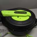 Flexzilla Retractable Extension Cord Reel, 12/3 AWG SJTOW Cord, 60', Grounded Triple Tap Outlet, ZillaGreen, FZ8120603 (8 x 15.75 x 13.25 inches)