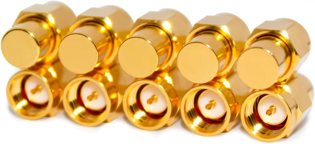 TOJOIN 10pcs SMA Male Load/RF Termination Load DC to 8GHZ Coaxial SMA Terminators Load Plug RF Test Equipment Connector Adapter 50 Ohm 0.25W VSWR 1.2 Standard of MIL-C-39012