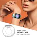 Band Compatible with iWatch Band 38/40/41mm for Women Men Sport Replacement Smartwatch Wrist Strap for iWatch Ultra2/1 SE Series 10 9 8 7 6 5 4 3 2 1 - Tropical Flower Flamingo Pineapple