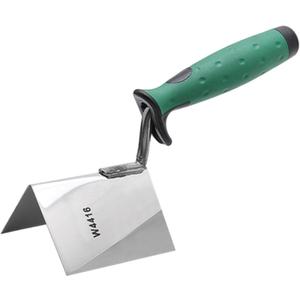 Drywall Corner Tool Drywall Outside Corner Knife Corner Drywall Tool Stainless Steel Corner Trowel Lining Plastering Trowel Angled Hand Tool for Plastering Brickwork(SIZE:external)
