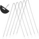 5Pcs 31" Stained Glass Chain for Hanging Picture Suncatcher Chain and Hooks, 31.5 inches (80 cm) in length