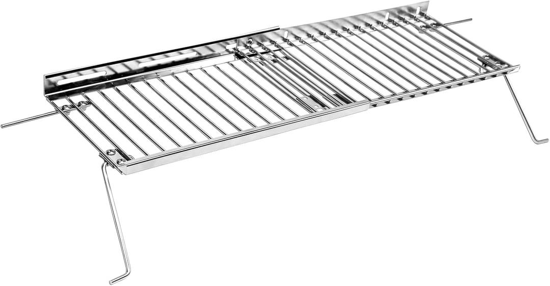 Hisencn 13.4'' - 25.2'' Adjustable Warming Rack for Charbroil Grill Replacement Parts, Stainless Steel Warming grates for Charbroil 2&3&4 Burner Gas Grills, for Charbroil Performance 463673017