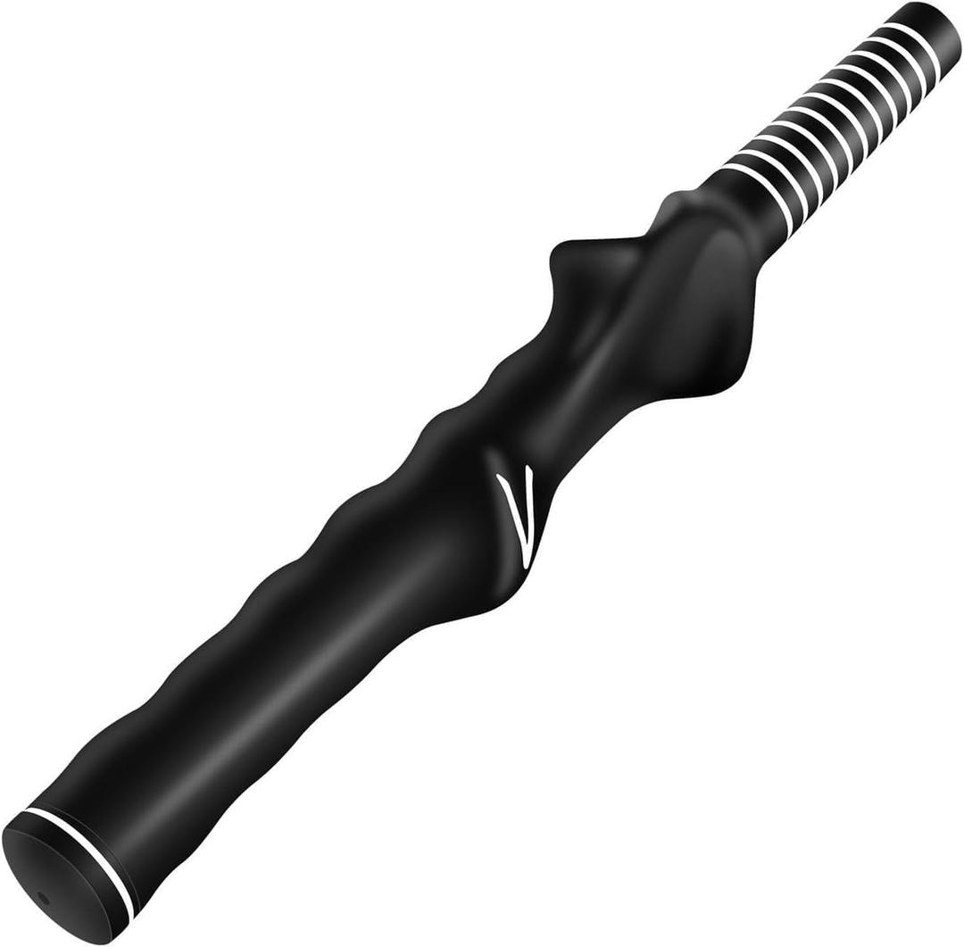 1Pcs Right Hand Golf Grip Trainer for Improving Hand Positioning | Lightweight Golf Swing Trainer RH | Molded Anti-Slip Wrist Trainer Golf Swing Grip | Black (Black (Right-Hand)) with Box (Right Hand)