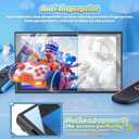 4 x FASTSNAIL 3 Pack Screen Protector for Nintendo Switch 2(2025) with Alignment Frame Tool, Anti-Fingerprint & 9H Hardness Anti-Scratch & HD Clear Tempered Glass Screen Protector Installation Kit