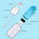 Cibaabo Dog Water Bottle with Food Container, Travel Puppy Water Bowl, Portable Pet Dispenser, Dog Stuff Accessories Items, Puppy Essentials Necessities for Yorkie Chihuahua Cat Walking and Hiking