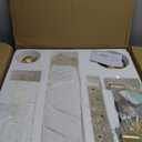 Gold Crystal Chandelier 6-Light Modern 21.6'' Round Pendant Chandeliers Crystal Ball Luxury Ceiling Hanging Lighting Contemporary for Living Dining Room Kitchen Island Bedroom Entryway Foyer (Diameter 21.6", Gold, 6-Light)