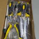 5 Pcs Gardening Tools Set,Garden Hand Tools Set Including Gloves, Pruner, Rake, Transplant Trowel and Trowel for Gardener, Garden Tools Kit