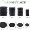 Patelai 30 Pcs Hot Stones for Massage, Basalt Hot Rocks Massage Rocks Kit Black Smooth Stones Set for Professional Home Spa Warming Relaxation and More, 4 Sizes