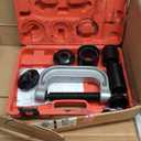 Ball Joint Press & U Joint Removal Tools | Heavy Duty Ball Joint Service Tool with 4-Wheel Drive Adapters for Most 2WD and 4WD Car Pickup and Light Truck (Red)