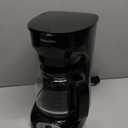 Mueller 12-Cup Drip Coffee Maker - Borosilicate Carafe, Auto-Off, Reusable Filter, Anti-Drip, Keep-Warm Function, Clear Water Level Window Coffee Machine, Kitchen Essentials & Accessories (Black)