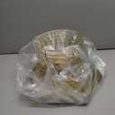 12 Pcs Pizza Stand Set: 4 Metal Stands, 4 Pizza Pans, 4 Spatulas for Weddings, Party(Gold, Round)