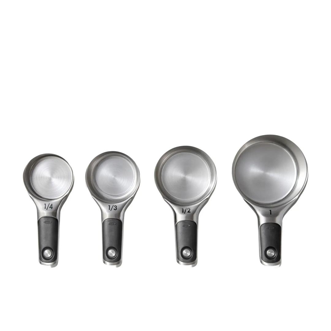 3 Piece  Stainless Steel Measuring Cup Set
