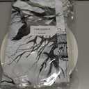 Halloween Party Decorations Crows Tableware 142Pcs Gothic Halloween Plates and Napkins Silhouette Tree Crow Bird Cage Banner Tablecloth for HALLOWEEN Horror Theme Party Supplies