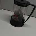 Bodum 51oz Brazil French Press Coffee Maker, High-Heat Borosilicate Glass, Black - Made in Portugal