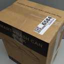 2 Pack 2.7 Gal Bathroom Trash Can with Lid, Automatic Trash Can Small Smart Garbage Can Touchless, Slim Motion Sensor Waterproof Plastic Trash Bins for Bedroom Office Kitchen Toilet (White)