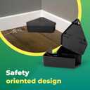 LockBait Pro Mouse Bait Stations | 12 Pack Mouse Bait Box for Outdoor Use | Mice Bait Stations with Keys for Indoor and Outdoor Use | UCatch