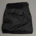 Round BBQ Grill Cover for 18 Inch Charcoal Grills Waterproof, Fade Resistant, UV Resistant Kettle BBQ Grill Cover with Hook & Loop Strap, Dome Smoker Cover, Black (18in)