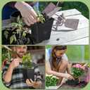 36 Pack 5.5 Inch Square Nursery Pots, Plastic Flower Pots with Drainage, Plant Pots for Plants, Reusable Planting Pots Planter for Seedlings, Transplanting & Indoor Use