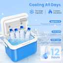 Ice Machine for Knee After Surgery, Portable Cold Therapy Machine, Program Timer Ice Therapy Machine with Quiet Pump, Cold Compress Pad for Ankle, Arm Joints, Sports Injuries, Cryotherapy Pain Relief, General
